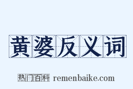 黄婆反义词是什么意思的图片
